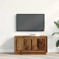 vidaXL TV skrinka 80 x 35 x 45 cm Staré drevo Kompozitné drevo