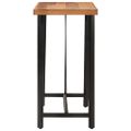 vidaXL Barový stôl 110x55x107 cm masívna akácia a železo