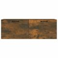 vidaXL Nástenná skrinka dymový dub 100x36,5x35 cm spracované drevo