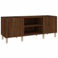 vidaXL Skrinka na platne hnedý dub 121x38x48 cm kompozitné drevo