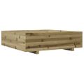 vidaXL Záhradný kvetináč 90x90x26,5 cm impregnovaná borovica