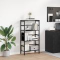 vidaXL Regál na knihy 3 úrovní 60 x 29,5 x 115 cm Kompozitné drevo
