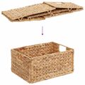 vidaXL Úložné košíky 2 ks Vodný hyacint 35 x 25 x 17 cm Prírodná