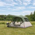 vidaXL Rodinný stan Zelená 305 x 275 x 190 cm Polyester a oceľ