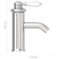 vidaXL Kúpelňová vodovodná batéria chrómovaná 130x180 mm