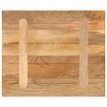 vidaXL Stolová doska 60x50x2,5 cm obdĺžniková mangový masív