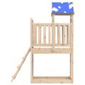 vidaXL Herná veža Hnedá 52,5 x 110,5 x 215 cm Masívne borovicové drevo