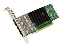 Sieťový adaptér - PCIe 4.0 x16 nízky profil - 10/25 Gigabit SFP28 x 4