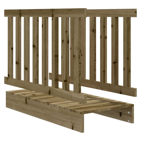 vidaXL Hrací most 45x107,5x79 cm impregnované drevo borovica