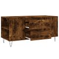 vidaXL Konferenčný stolík dymový dub 102x44,5x50 cm kompozitné drevo