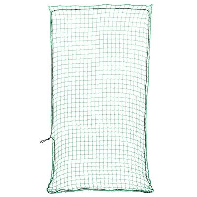 vidaXL Sieť na prívesný vozík s elastickým lanom, zelená 6x3 m, PP