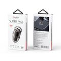 Yesido car charger Y69 pd 30W 2xusb-c black