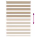 vidaXL Zebra roleta 95x150 cm šírka látky 90,9 cm polyester