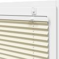 vidaXL Skladaná roleta krémová 75x200 cm šírka látky 74,4 cm polyester