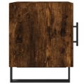 vidaXL Nočné stolíky 2 ks dymový dub 40x40x50 cm kompozitné drevo