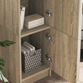 vidaXL Highboard Sonoma dub 31.5 x 32 x 122.5 cm