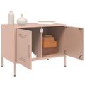 vidaXL TV skrinky 2 ks ružové 68x39x50,5 cm oceľ