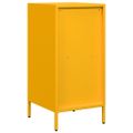 vidaXL Komoda horčicovožltá 35x39x73,5 cm oceľ valcovaná za studena