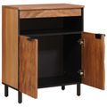 vidaXL Servírovacia skriňa Drevité hnedé dokončenie 60 x 33 x 75 cm