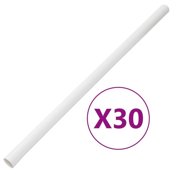 vidaXL Káblové rozvody Ø30 mm 30 m PVC
