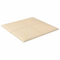vidaXL Nástenné panely 12 ks krémové 30x30 cm látkové 1,08 m²