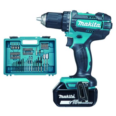 Makita Aku vrtací šroubovák s príslušenstvím Li-ion LXT 18V/3,0 Ah