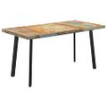 vidaXL Jedálenský stôl, nohy v tvare V 180x90x77 cm, recyklovaný masív
