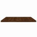 vidaXL Nástenné police 4 ks hnedý dub 80x40x1,5 cm kompozitné drevo