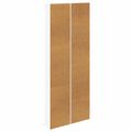 vidaXL CD Skrinka 2 ks Biela 33 x 23,5 x 175 cm Kompozitné drevo