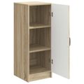 vidaXL Servírovacia skriňa Dub sonoma 33 x 34,5 x 87 cm