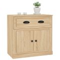 vidaXL Komoda dub sonoma 70x35,5x67,5 cm spracované drevo