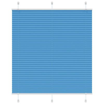 vidaXL Plisovaná roleta modrá 115x150 cm Šírka látky 114,4 cm Polyester