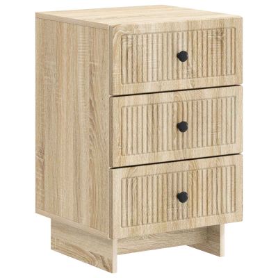 vidaXL Nočný stolík Dub sonoma 43 x 41 x 66,5 cm Kompozitné drevo
