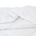 vidaXL Paplón 200 x 155 x 4 cm Žiadne Polyester Biela Priedušná