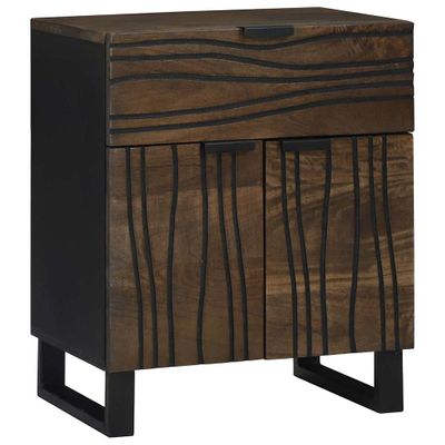 vidaXL Nočný stolík Orech 50 x 33 x 60 cm Kompozitné drevo