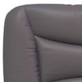 vidaXL Posteľ s matracom Hvar sivá 90x200 cm umelá koža
