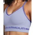 Podprsenka Seamless Low Long Bra Purple - Under Armour, veľkosť L, veľkosť oblečenia L