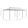 vidaXL Altánok 600x298x270 cm, biely 180g/m²