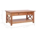 vidaXL Konferenčný stolík 100x55x46 cm masívne mahagónové drevo