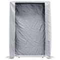 vidaXL Regál na krbové drevo s pláštenkou 100x25x150 cm