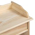 vidaXL Regál na víno Prírodná 58 x 28 x 90 cm Masívne borovicové drevo