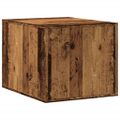 vidaXL Uzavretý box na stelivo staré drevo 47x59x42cm kompozitné drevo