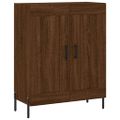 vidaXL Vysoká skrinka hnedý dub 69,5x34x180 cm spracované drevo