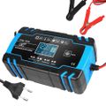 Automatická nabíjačka, mikroprocesorový usmerňovač LTC 12V 8A - 24V 4A modrý