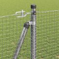 vidaXL Zvarené drôtené pletivo s betónovým základom 10 x 1,2 m