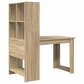 vidaXL Stôl Sonoma dub Kompozitné drevo 122 x 67 x 145 cm
