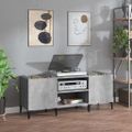 vidaXL Skrinka na platne betónovosivá 121x38x48 cm kompozitné drevo
