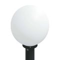 vidaXL Stĺpikové svetlá so senzorom 3 ks 80 cm čierne IP44