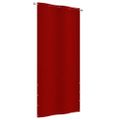 vidaXL Balkónová markíza červená 100x240 cm oxfordská látka