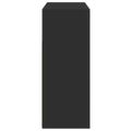 vidaXL Komoda s LED svetlami čierna 115,5x30x75 cm